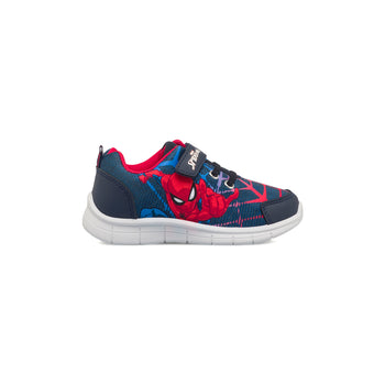 Sneakers primi passi blu da bambino con logo Spiderman, Scarpe Bambini, SKU s333500090, Immagine 0